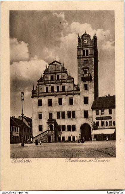 Oschatz - Rathaus am Turm