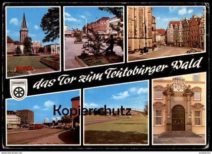 ÄLTERE POSTKARTE OSNABRÜCK DAS TOR ZUM TEUTOBURGER WALD Ansichtskarte AK Niedersachsen cpa postcard
