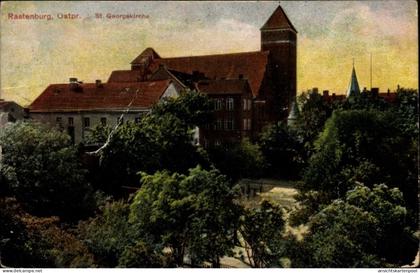 CPA Kętrzyn Rastenburg Ostpreußen, St. Georgskirche