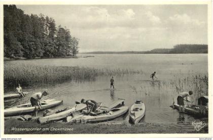 Wassersportler am Drewenzsee - Ostpreussen