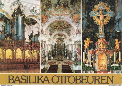 ALLEMAGNE - Ottobeuren - Benediktinerabtei - Innenansicht - Chorgestühl - Romanisches Kreuz - 12 Jh - Carte postale