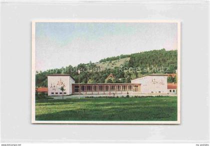 Pappenheim Mittelfranken Volksschule der Stadtgemeide Pappenheim Sammelbild 7x10