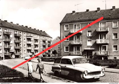 AK Torgelow Fritz Reuter Straße Neubauten Neubaugebiet Wartburg a Dornbergstraße Pasewalk Eggesin Ueckermünde DDR
