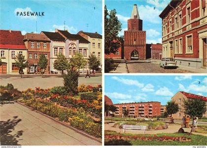 Pasewalk Mecklenburg Vorpommern Ernst-Thaelmann-Platz Muehlentor Platz der Aufba