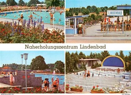 Pasewalk Mecklenburg Vorpommern Lindenbad Teilansichten Konzertpavillon