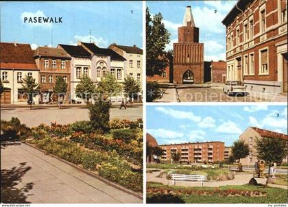 Pasewalk Mecklenburg Vorpommern Muehlentor Ernt-Thaelmann-Platz