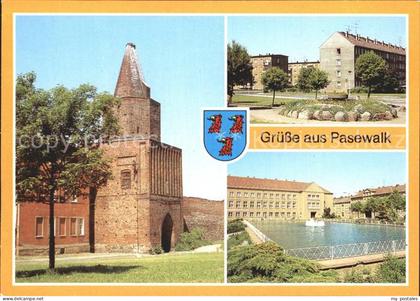 Pasewalk Mecklenburg Vorpommern Muehlentor Platz der Aufbauhelfer Am Ernst Thael