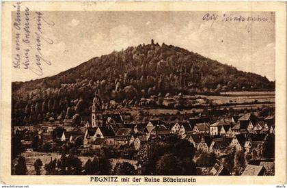 CPA Pegnitz - Pegnitz mit der Ruine Boheimstein GERMANY (919084)