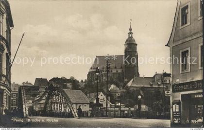 Penig Bruecke Kirche