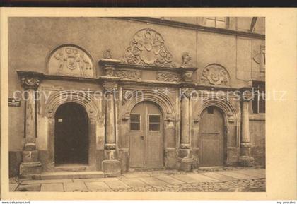 Penig Portal des Rathauses