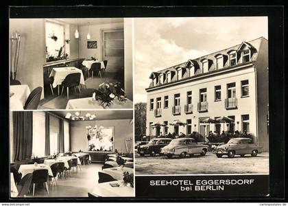 AK Eggersdorf / Petershagen, HO-Gaststätte Seehotel am Bötzsee