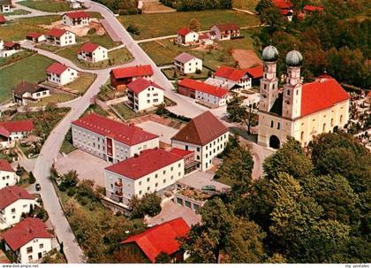 Pfarrkirchen Inn Wallfahrtskirche mit Salvatorkolleg Fliegeraufnahme