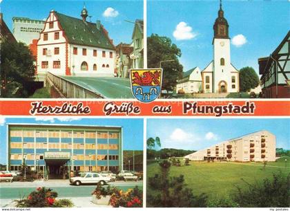 Pfungstadt Malzfabrik Kirche Stadthaus Wohnhaeuser