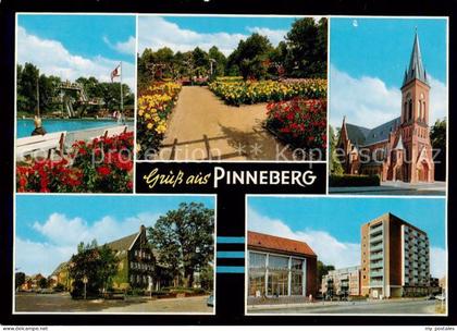 Pinneberg Schwimmbad Park Kirche Ortspartien