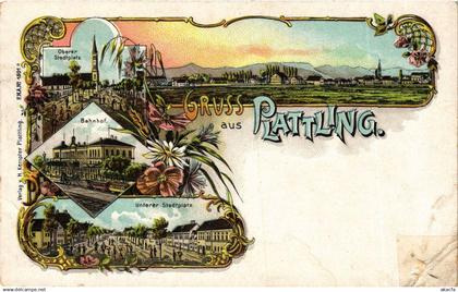 CPA Gruss aus Plattling GERMANY (892731)