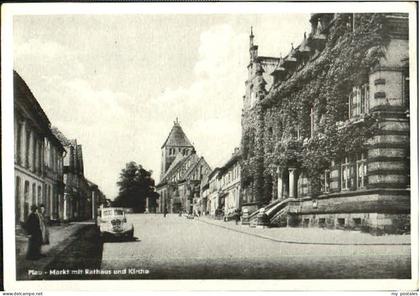 Plau See Plau-Markt Rathaus Kirche