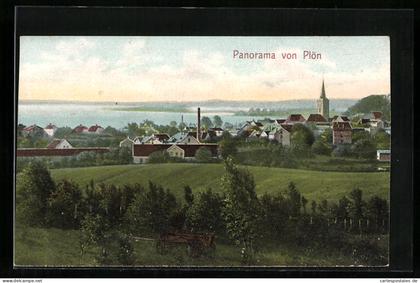AK Plön, Panorama der Ortschaft