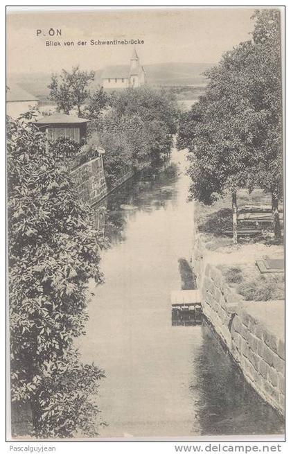 CPA PLON - BLICK VON DER SCHWENTINEBRUCKE