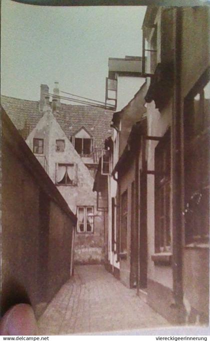 ! old photo postcard, alte Fotokarte, Verlagsangabe Hahnsche Buchhandlung Plön