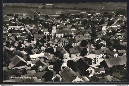 AK Pocking /Ndb., Fliegeraufnahme vom Ort