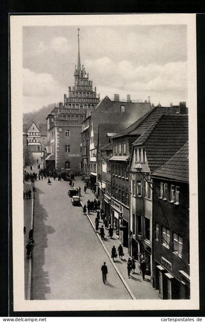 AK Pössneck / Thür., Krautgasse