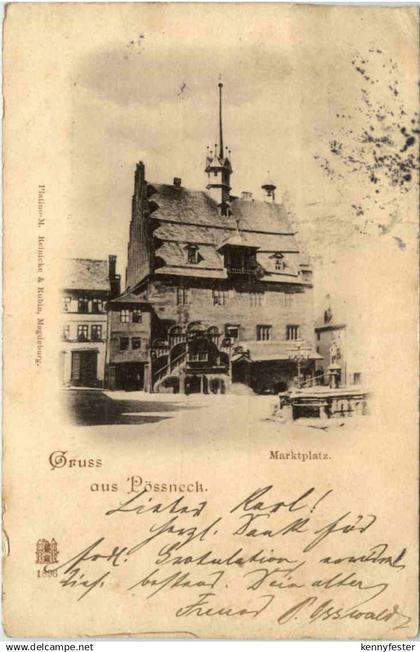 Pössneck, Marktplatz