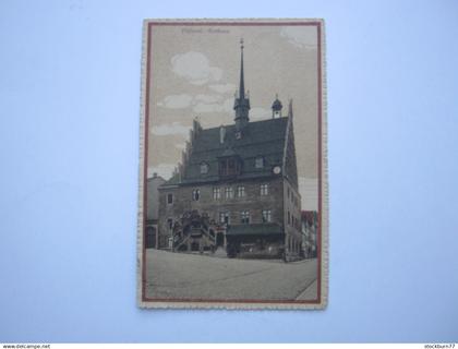 Pössneck , Schöne   Karte um 1916