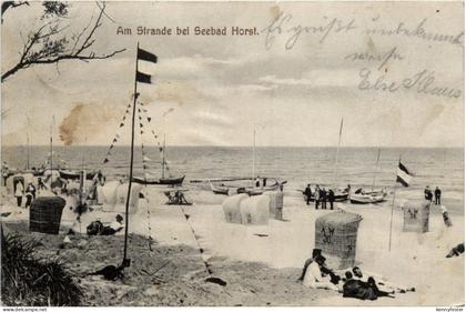 Am Strande bei Seebad Horst