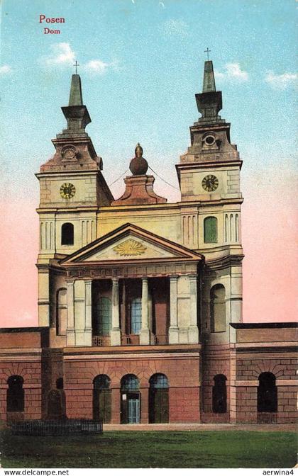 AK Posen Dom Posen ungelaufen Postkarte