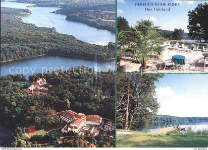 Neu Fahrland Fliegeraufnahme Heinrich Heine Klinik Terrasse See
