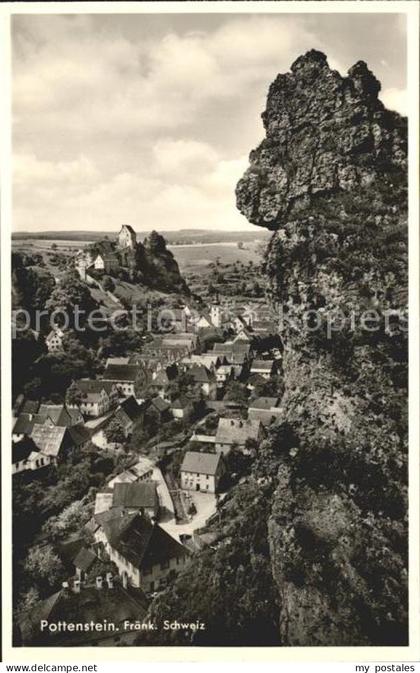 Pottenstein Oberfranken Ortsansicht