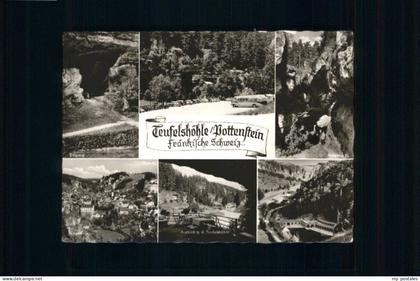 Pottenstein Oberfranken Pottenstein Teufelshoehle
