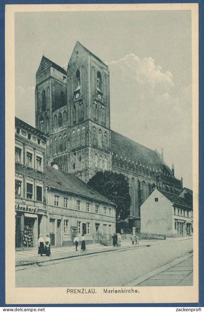 Prenzlau Wittstraße Bäckerei, ungebraucht (AK3664)