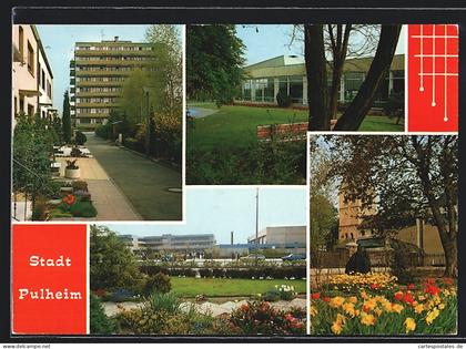 AK Pulheim, Moderne Bauten, Kirchenpartie