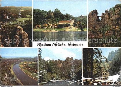 Rathen Saechsische Schweiz Bastei Amselsee Felsenbuehne Rathen