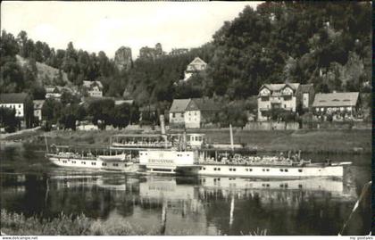 Rathen Saechsische Schweiz Rathen Saechs. Schweiz Dampfer