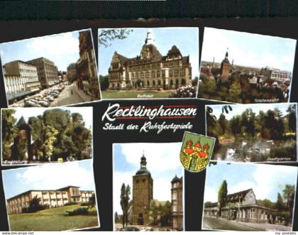 Recklinghausen Westfalen Recklinghausen Burg Bad Kirche  x 1961
