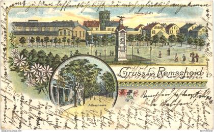 Gruss aus Remscheid - Litho