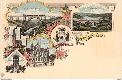 Remscheid - Mehrbild Litho blanc