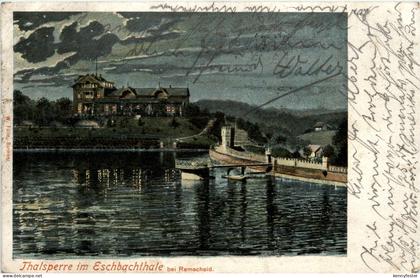 Thalsperre im Eschbachthale bei Remscheid