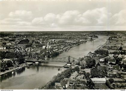 CPM Rendsburg Kanal mit Drehbrucke und Hochbrucke