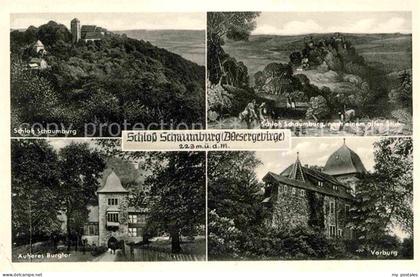 Schaumburg Schloss Schloss Schaumburg nach einem alten Stich aeusseres Burgtor V