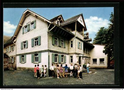 AK Gersfeld /Rhön, Kinder vor der Jugendherberge
