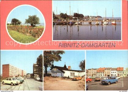 Ribnitz-Damgarten Ostseebad Gruenanlagen Seglerhafen Sportlerheim Marktplatz