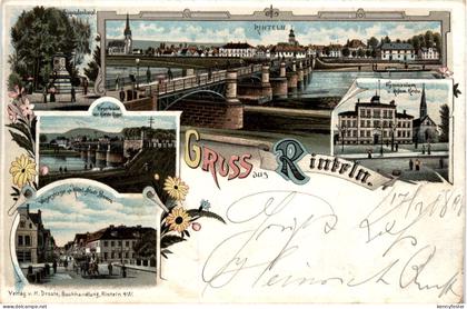 Gruss aus Rinteln - Litho