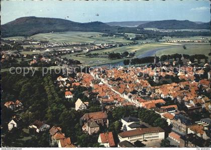 Rinteln Weser Niedersachsen Fliegeraufnahme
