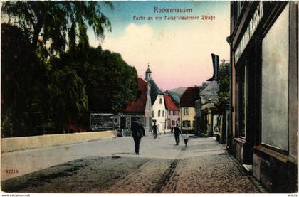 CPA Rockenhausen - Partie an der KAISERSLAUTERNer Strasse GERMANY (914584)