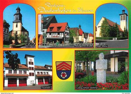 Dudenhofen Offenbach Main Hessen Ev Kirche Nieuwpoorter Strasse Kath Kirche Feue