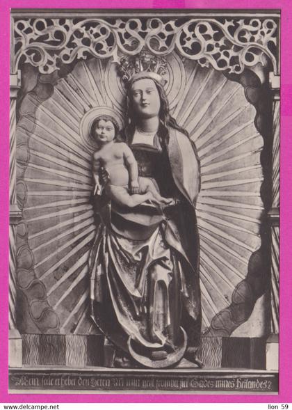 279672 / Madonnen der Gotik Madonna - Röbel - Marienkirche St.-Marien-Kirche Röbel / Müritz Roebel PC Germany