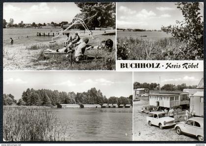 C4314 - TOP Buchholz Kreis Röbel - Campingplatz Badestelle